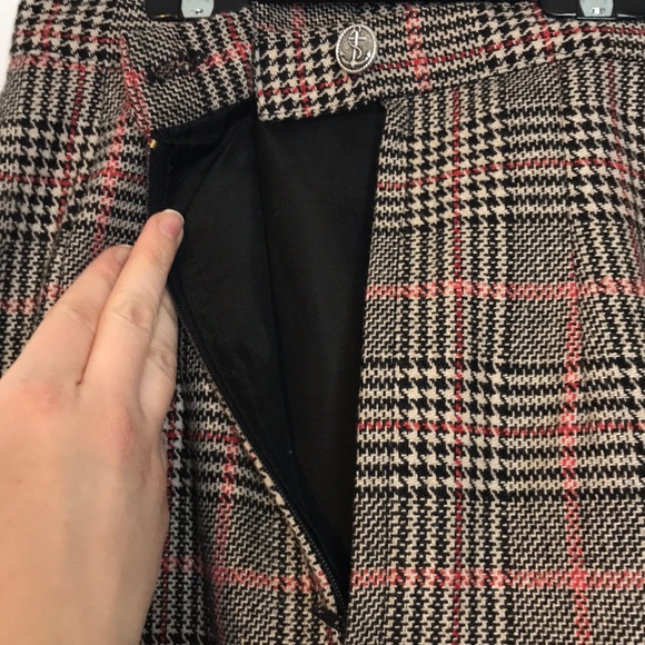 Vintage checked midi ruffle skirt - Picture 8 of 9